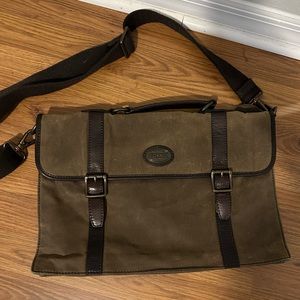 Fossil messenger bag, canvas